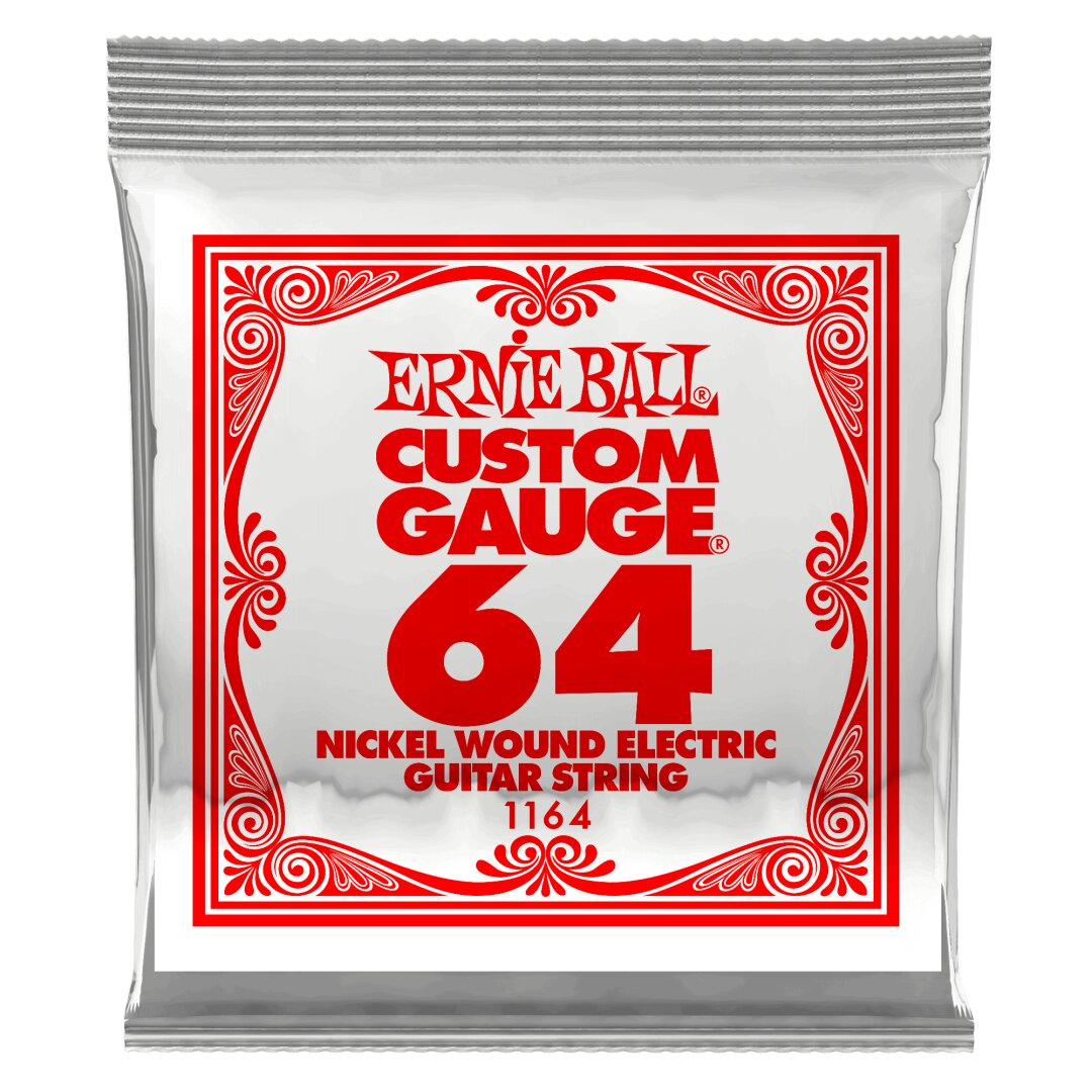 Ernie Ball .064 Nickel Wound Electric Guitar Strings 3 Pack