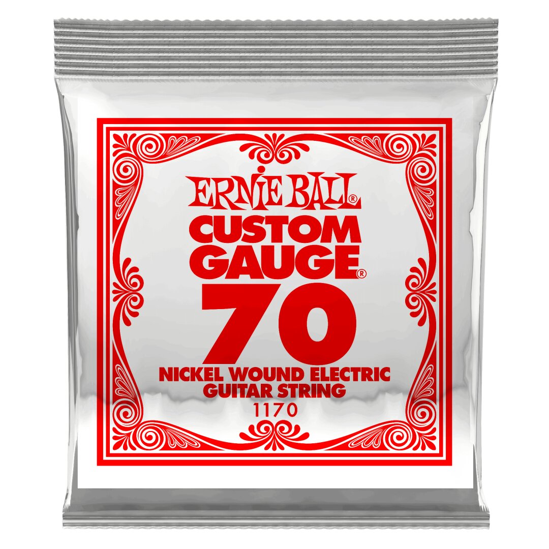 Ernie Ball .070 Nickel Wound Electric Guitar Strings 3 Pack