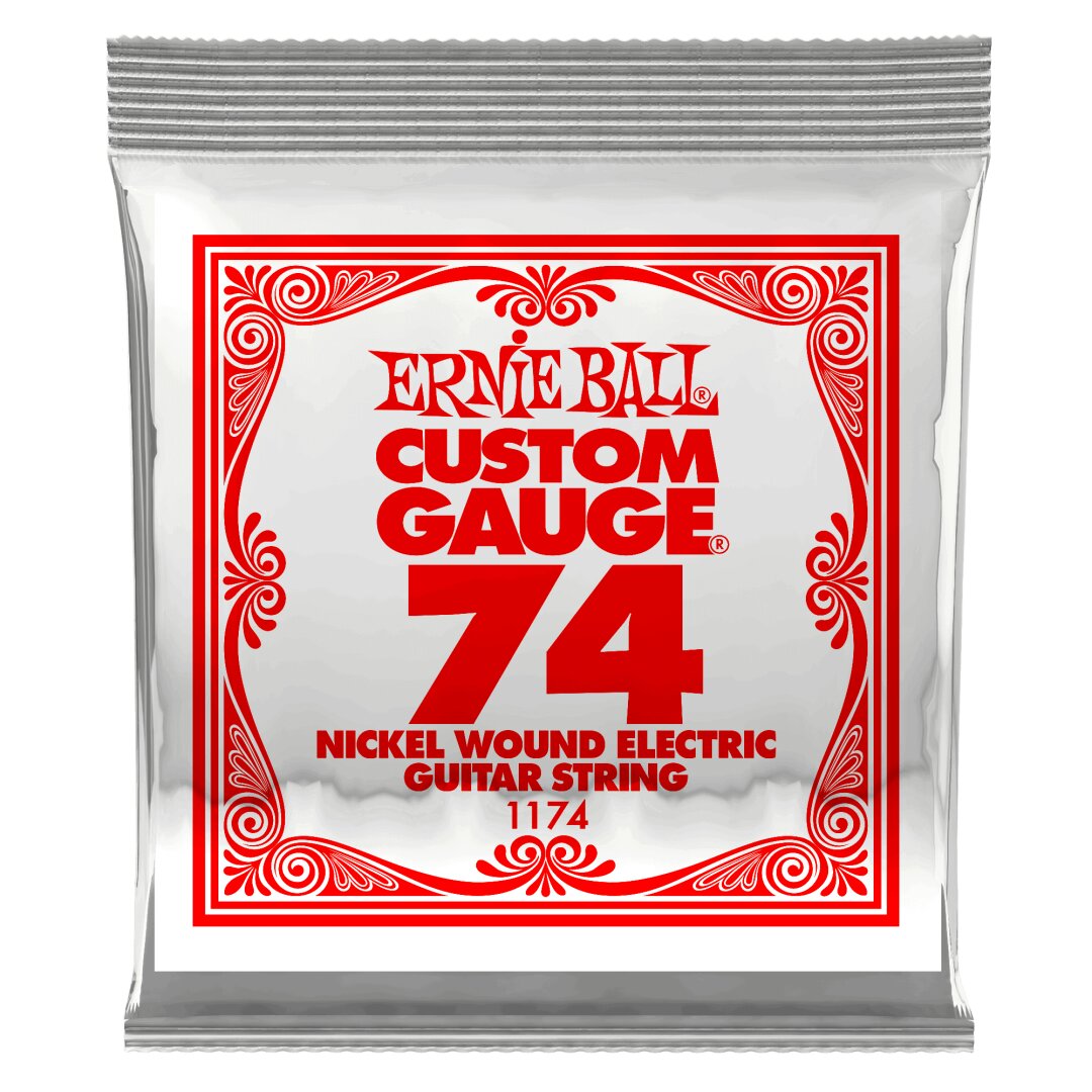 Ernie Ball .074 Nickel Wound Electric Guitar Strings 3 Pack