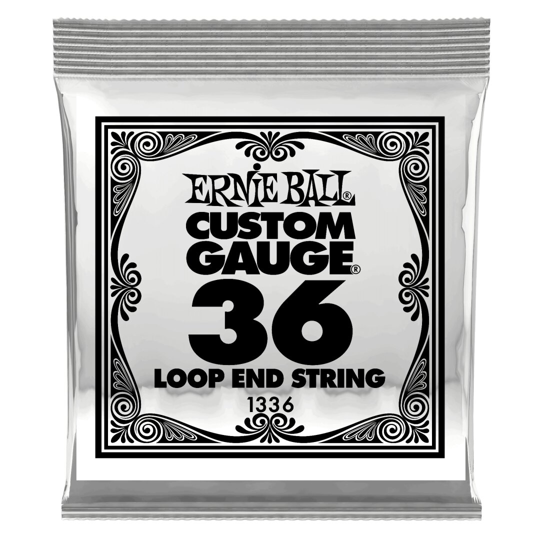Ernie Ball .036 Loop End Stainless Steel Wound Banjo or Mandolin Guitar Strings 6