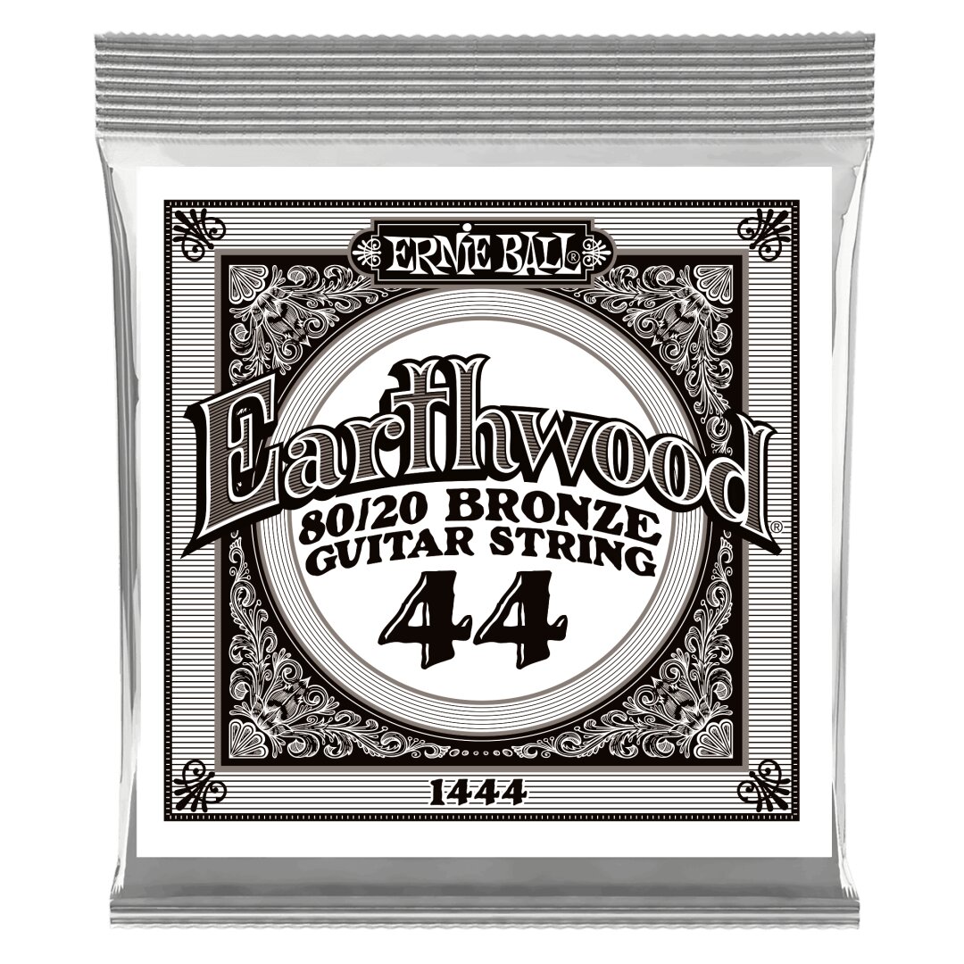 Ernie Ball .044 Earthwood 80/20 Bronze Acoustic Guitar Strings 6 Pack