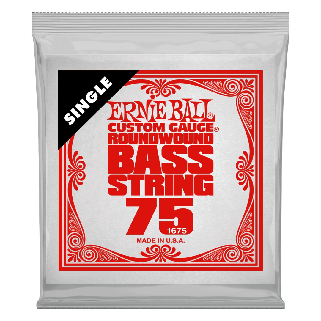 Ernie Ball .075 Nickel Wound Electric Bass String Single