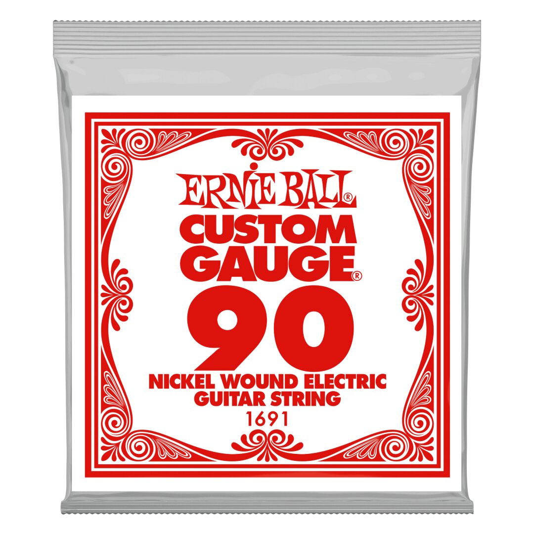 Ernie Ball .090 Nickel Wound Electric Bass Small Ball-End Strings 3 pack