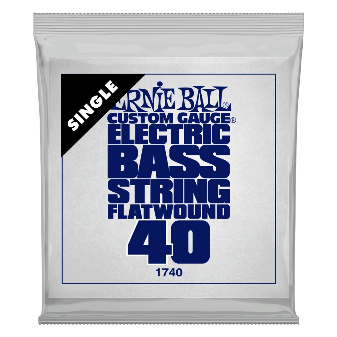 Ernie Ball .040 Flatwound Electric Bass String Single