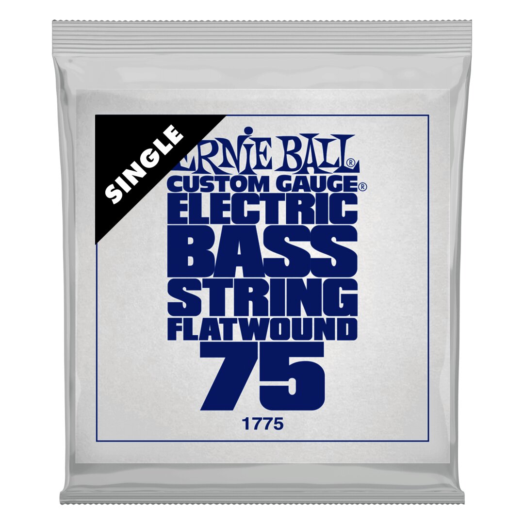 Ernie Ball .075 Flatwound Electric Bass String Single
