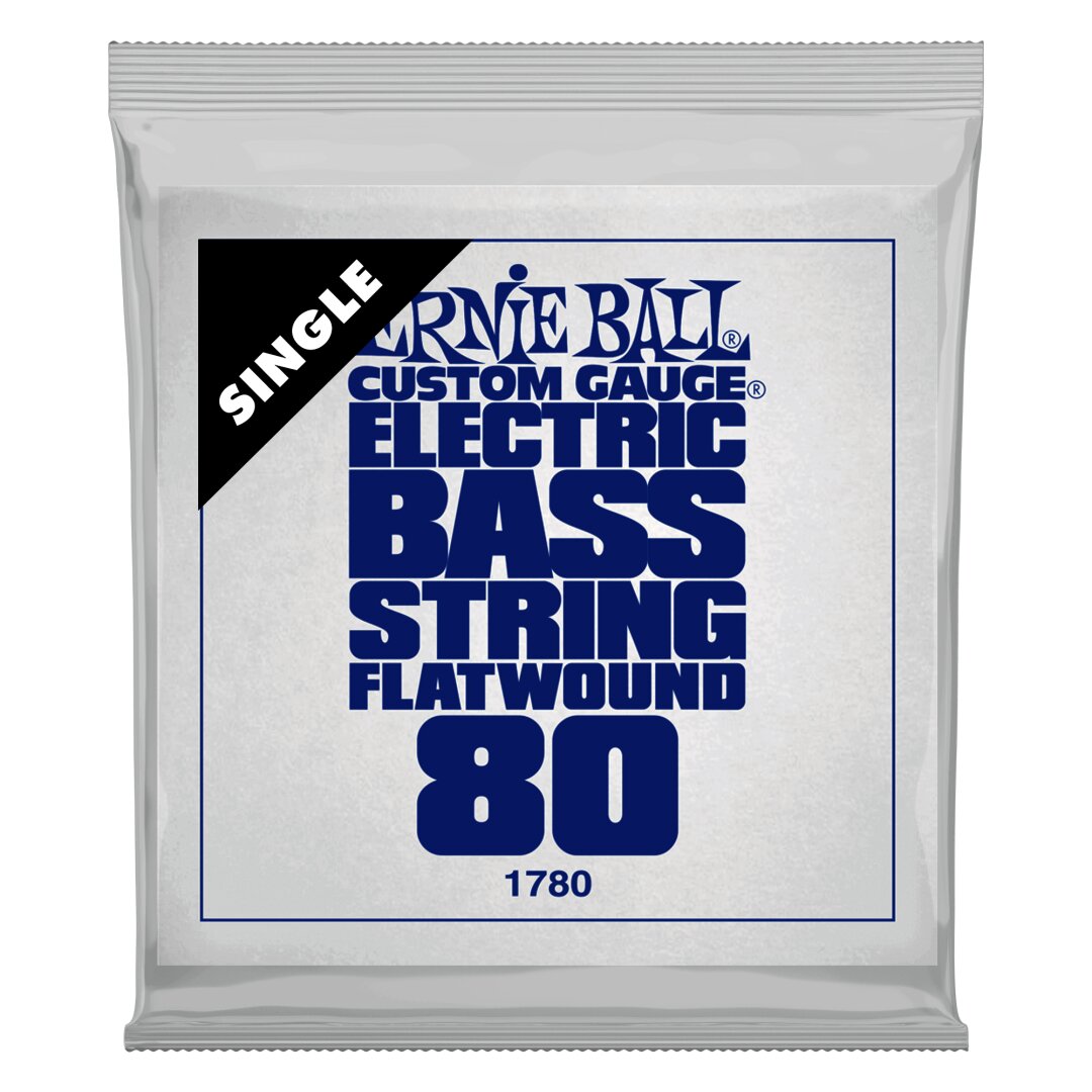 Ernie Ball .080 Flatwound Electric Bass String Single