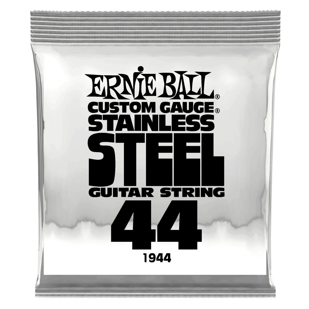 Ernie Ball .044 Stainless Steel Wound Electric Guitar Strings 6 Pack
