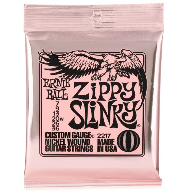Ernie Ball Ernie Ball 2217 Zippy Slinky Nickel Wound Electric Guitar Strings - .0