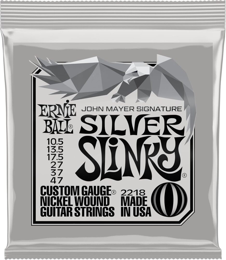 Ernie Ball Ernie Ball John Mayer Silver Slinky Nickel Wound Electric Guitar Strin