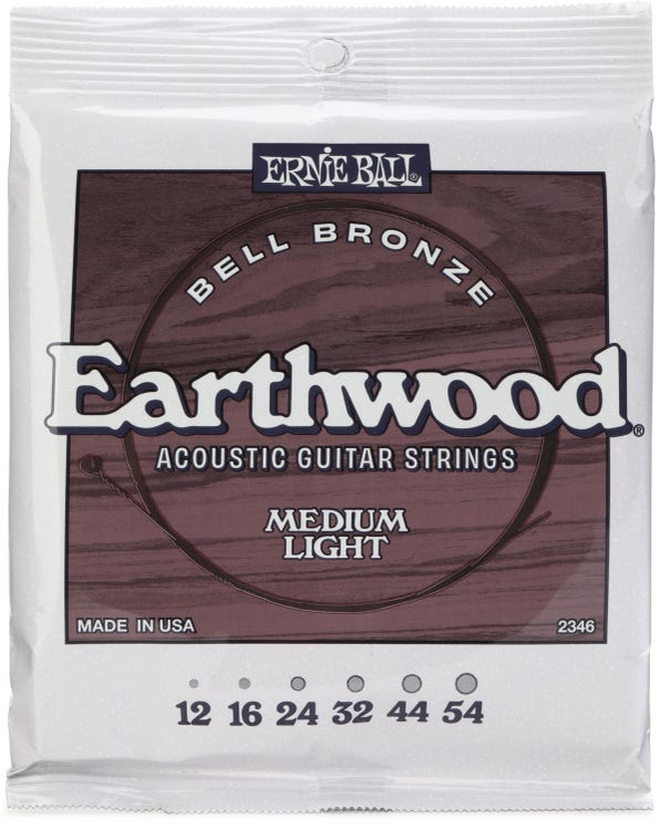 Ernie Ball Ernie Ball Earthwood Bell Bronze Acoustic Guitar Strings - .012-.054 M