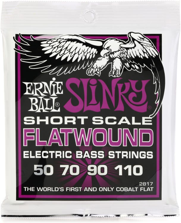 Ernie Ball Ernie Ball 2817 Power Slinky Flatwound Electric Bass Guitar Strings -