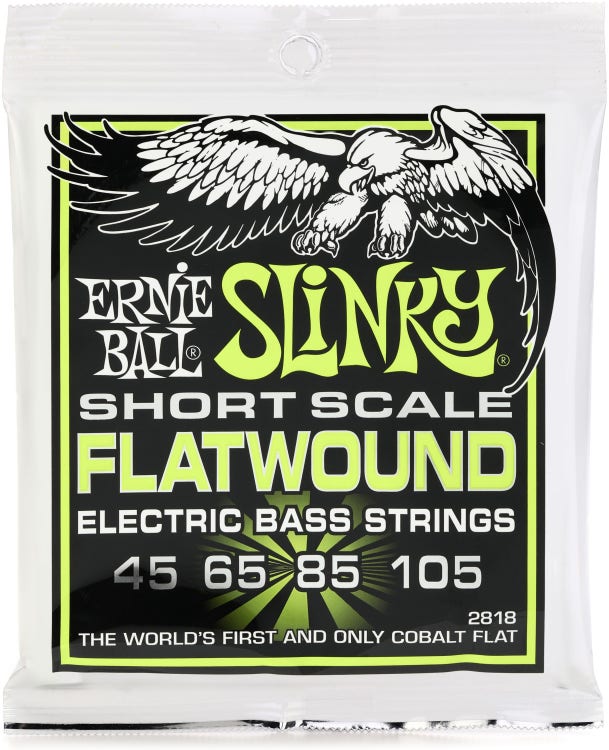 Ernie Ball Ernie Ball 2818 Regular Slinky Flatwound Electric Bass Guitar Strings
