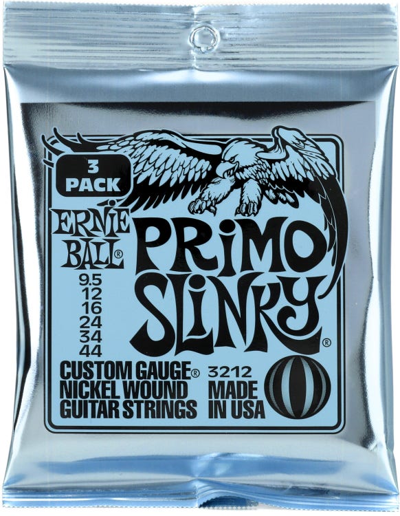 Ernie Ball Ernie Ball 3212 Primo Slinky Nickel Wound Electric Guitar Strings - .0