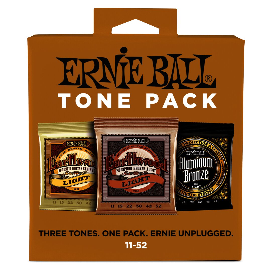 Ernie Ball Light Acoustic Tone Pack - 11-52 Gauge