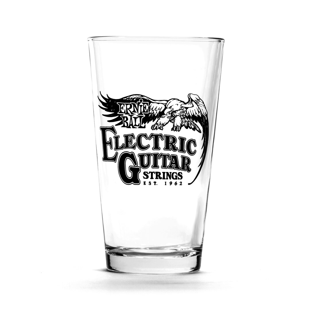 Ernie Ball Vintage Logo Pint Glasses (Set of 4)