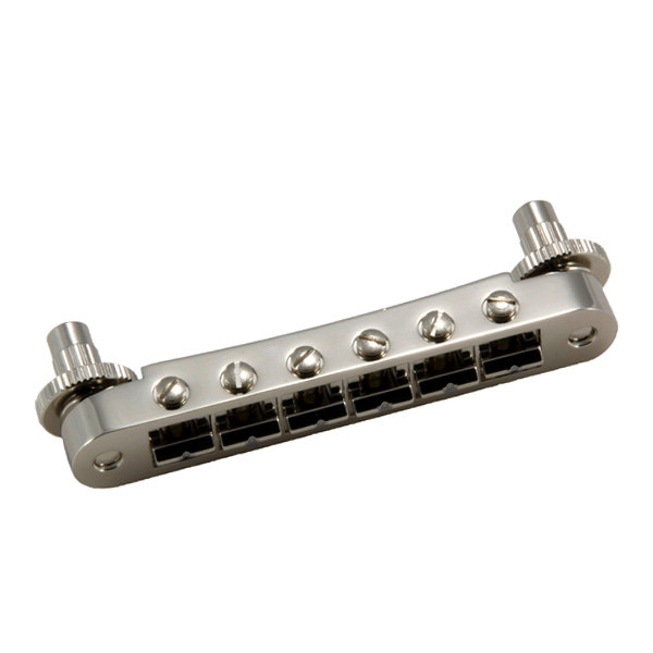 GROVER GROVER TUNE-O-MATIC GUITAR BRIDGE NICKEL (NOTCHED)