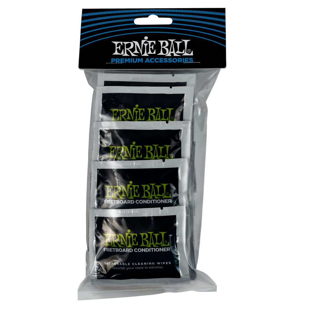 Ernie Ball Wonder Wipes Fretboard Conditioner 20 Pack