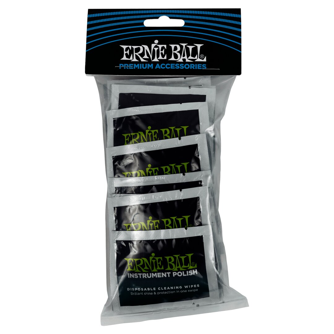 Ernie Ball Wonder Wipes Instrument Polish 20 Pack