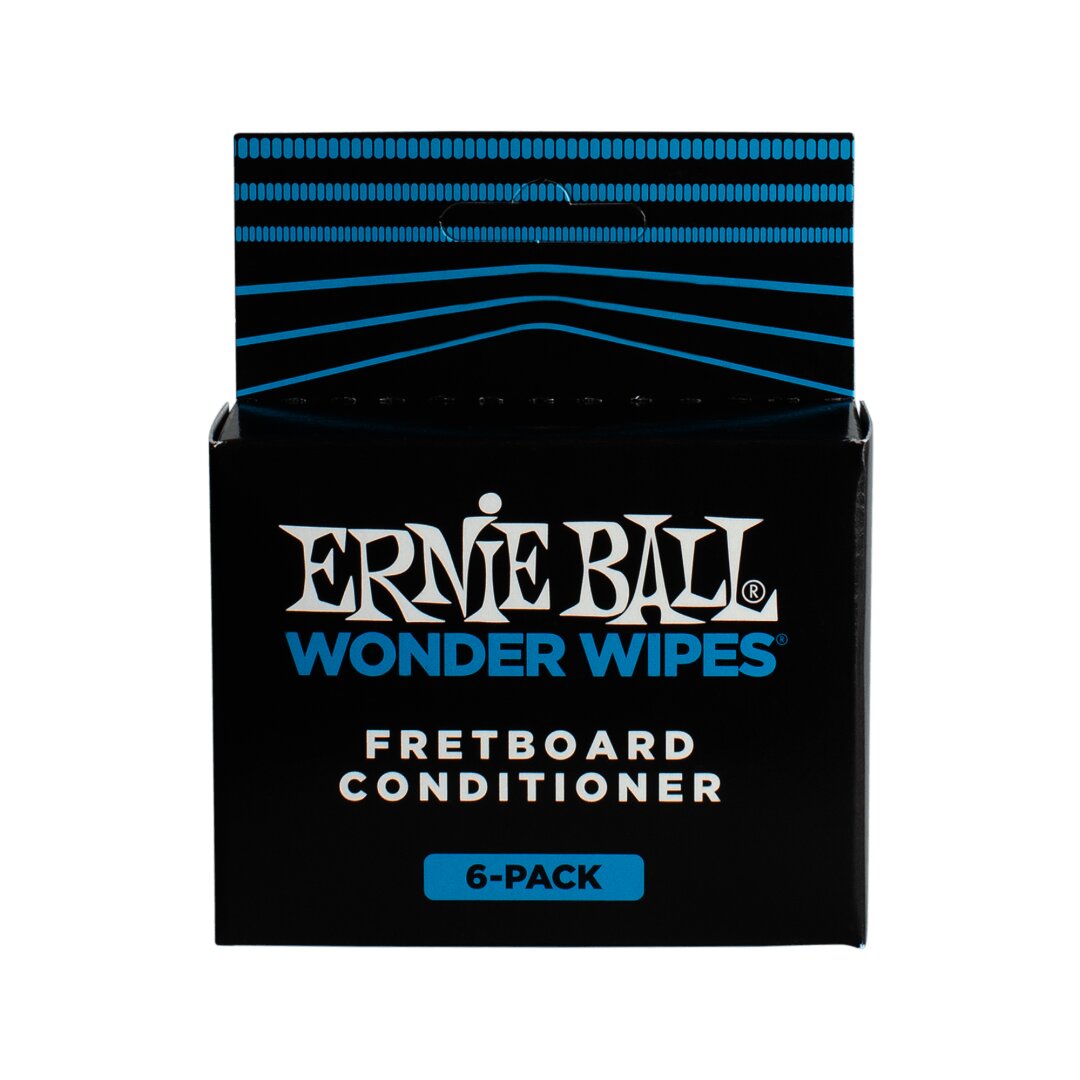 Ernie Ball Wonder Wipes Fretboard Conditioner 6 Pack