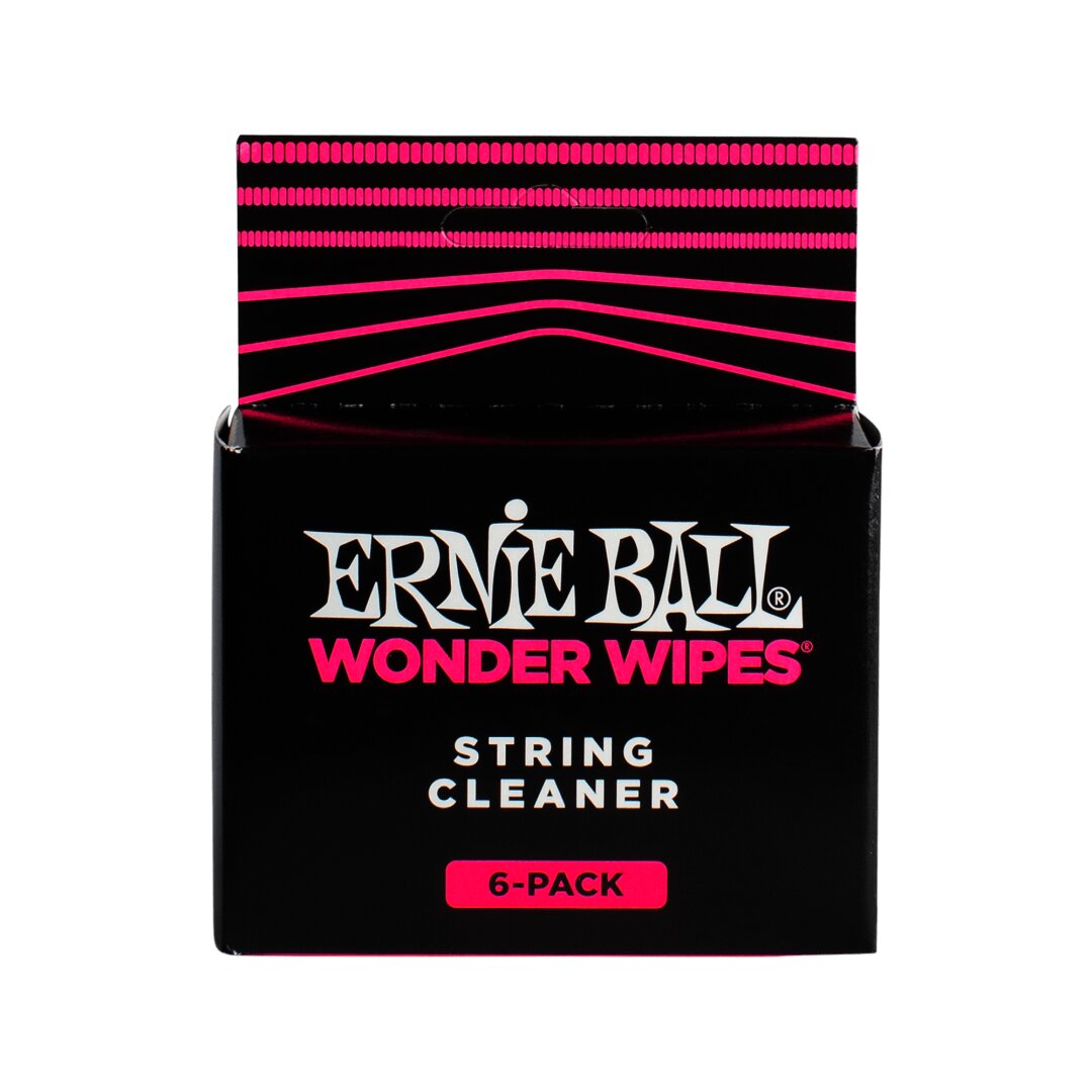 Ernie Ball Wonder Wipes String Cleaner 6 Pack