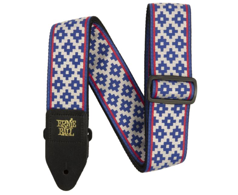 Ernie Ball Ernie Ball Jacquard Guitar Strap - Blue Crux