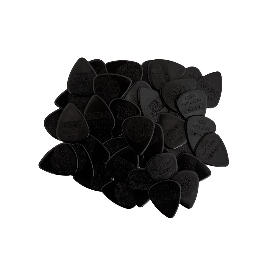 Ernie Ball Heavy Injection Molded Nylon Picks 0.97mm bag of 12