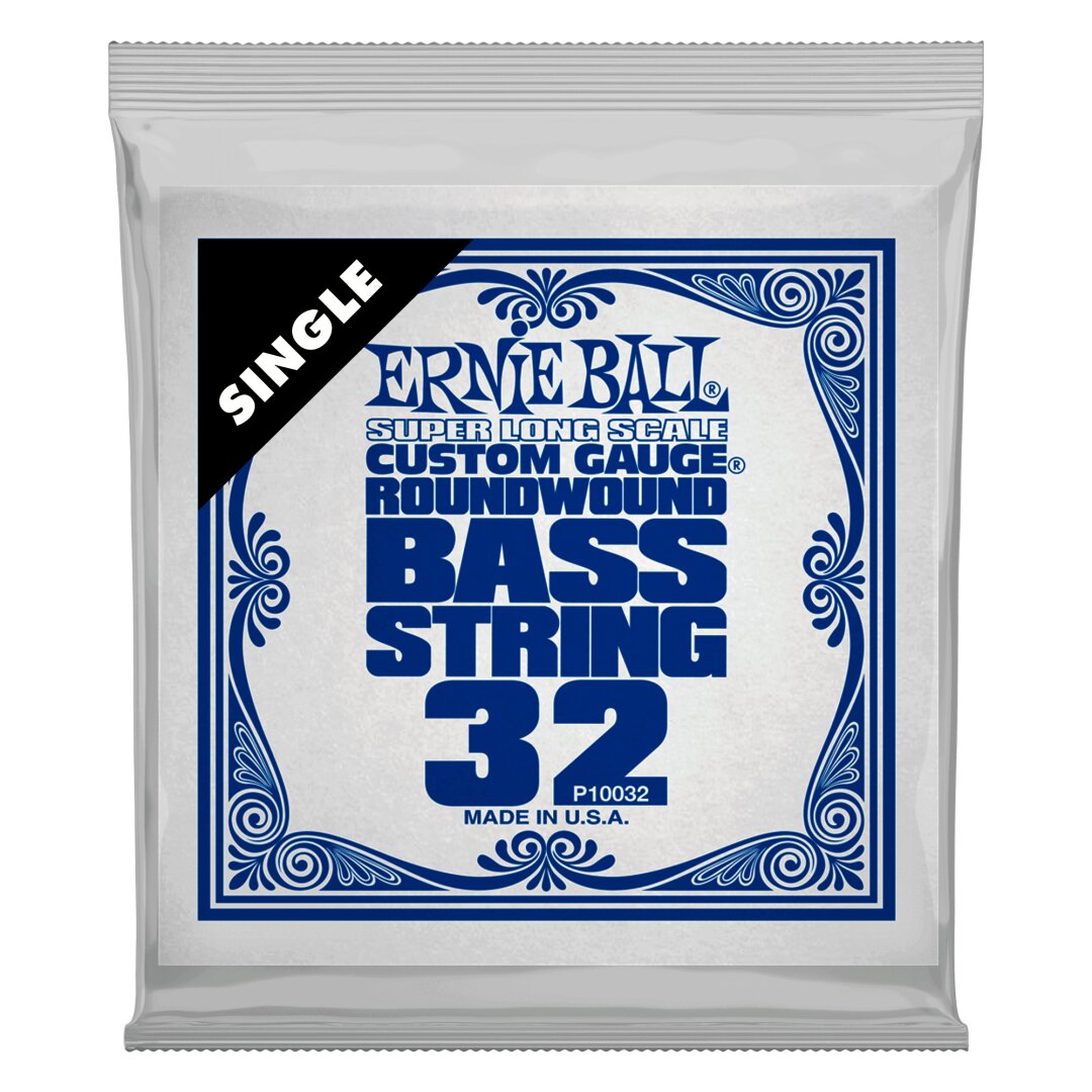 Ernie Ball .032 Super Long Scale Nickel Wound Electric Bass String Single