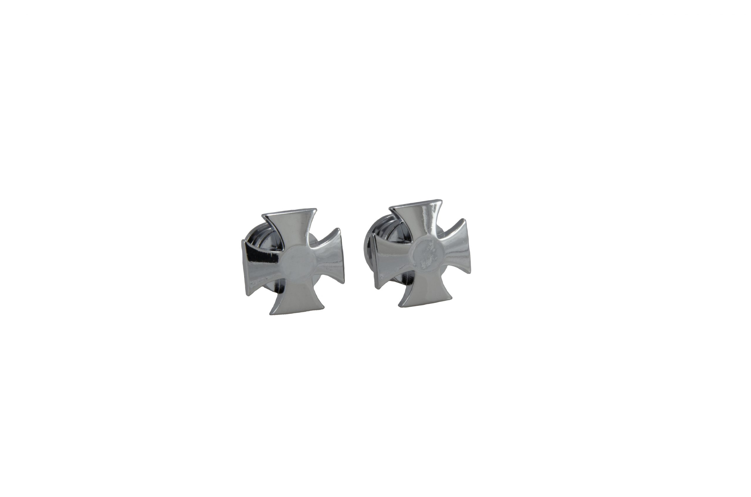 GROVER GROVER ARTIST STRAP BUTTON IRON CROSS CHROME