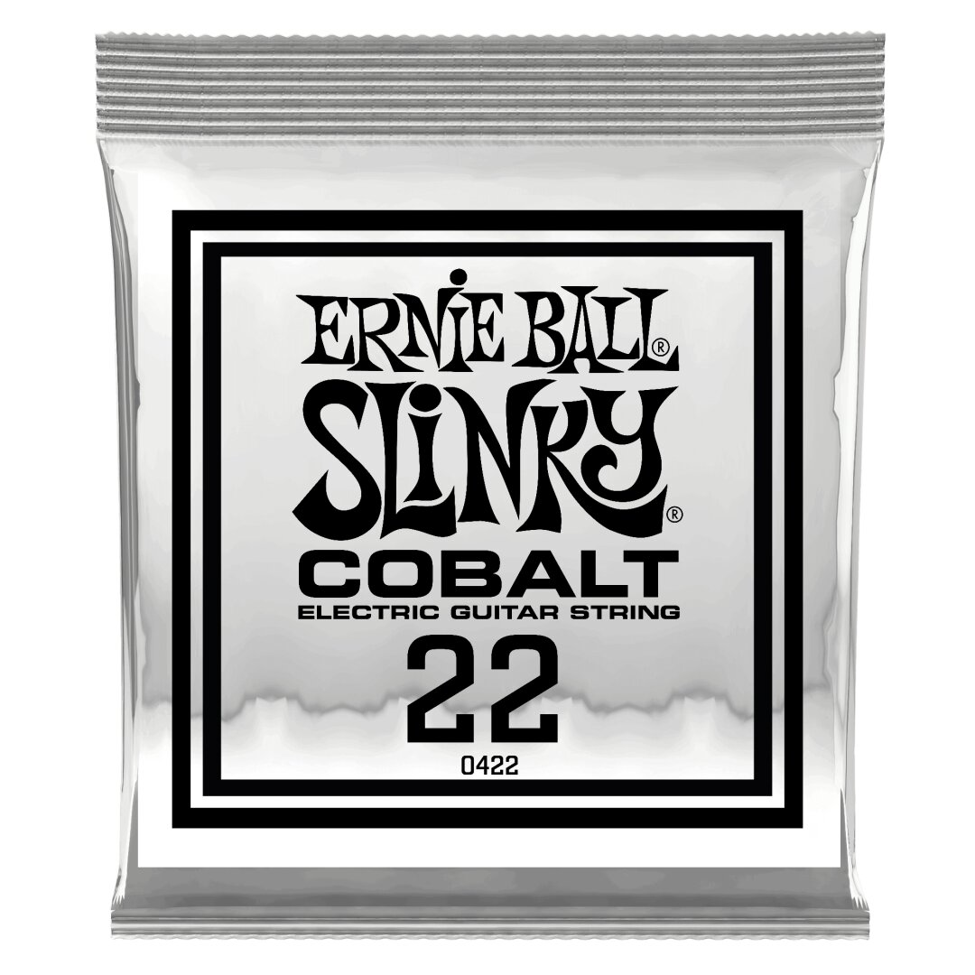 Ernie Ball .022 Cobalt Wound Electric Guitar Strings 6 Pack