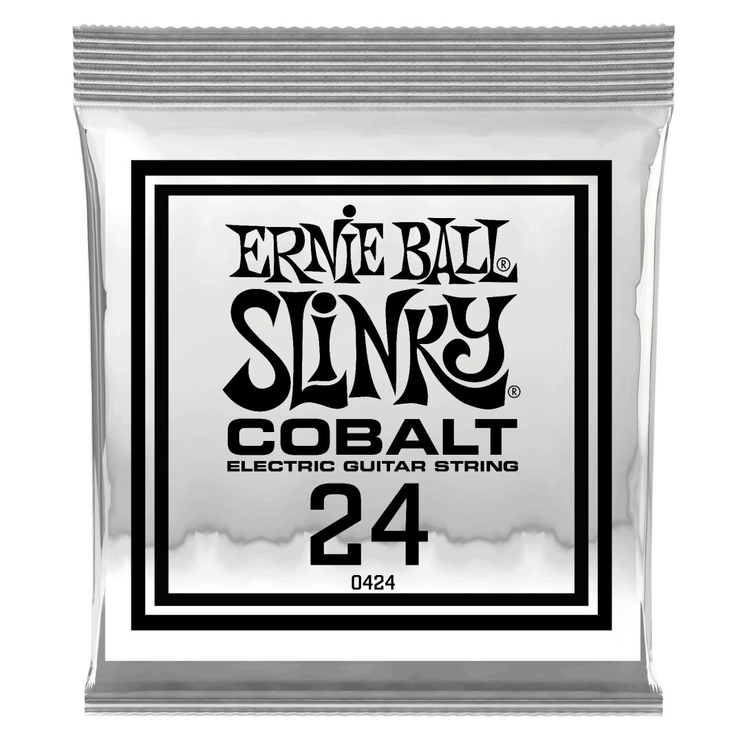 Ernie Ball .024 Cobalt Wound Electric Guitar Strings 6 Pack