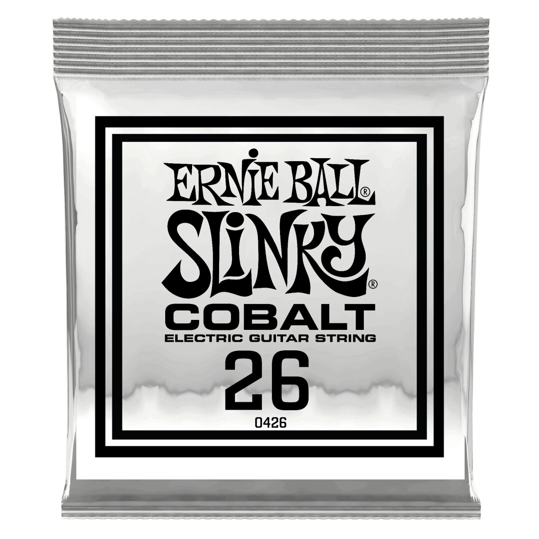 Ernie Ball .026 Cobalt Wound Electric Guitar Strings 6 Pack