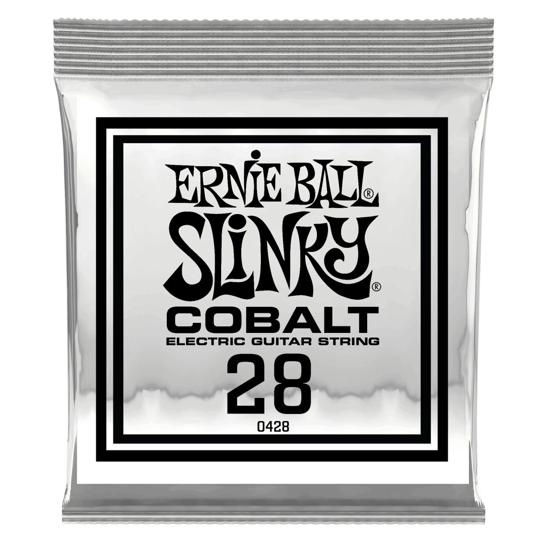 Ernie Ball .028 Cobalt Wound Electric Guitar Strings 6 Pack