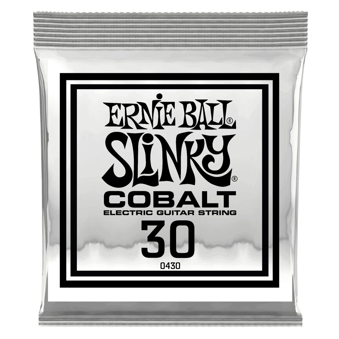 Ernie Ball .030 Cobalt Wound Electric Guitar Strings 6 Pack