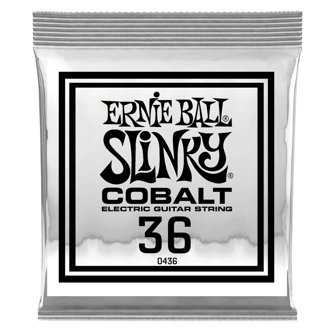 Ernie Ball .036 Cobalt Wound Electric Guitar Strings 6 Pack