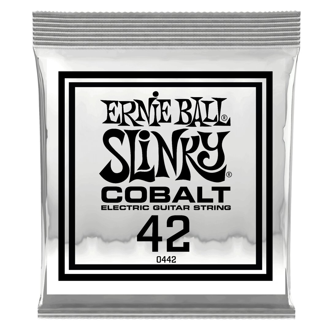 Ernie Ball .042 Cobalt Wound Electric Guitar Strings 6 Pack