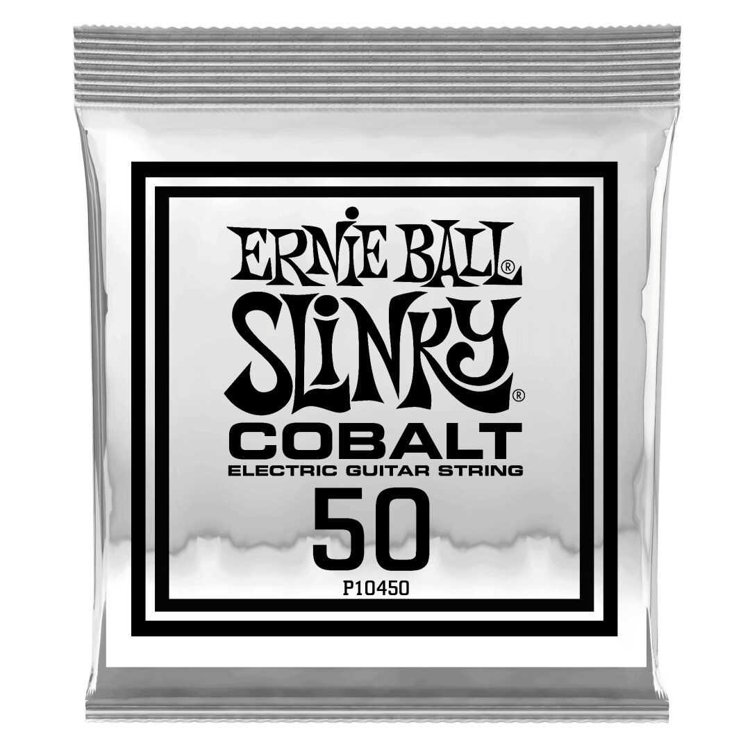 Ernie Ball .050 Cobalt Wound Electric Guitar Strings 6 Pack