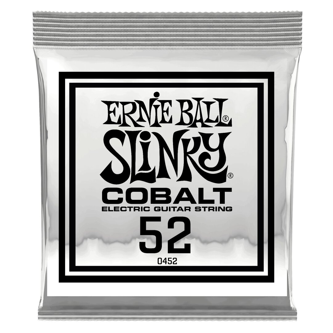 Ernie Ball .052 Cobalt Wound Electric Guitar Strings 6 Pack