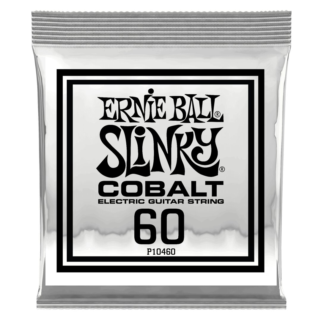 Ernie Ball .060 Cobalt Wound Electric Guitar Strings 3 Pack