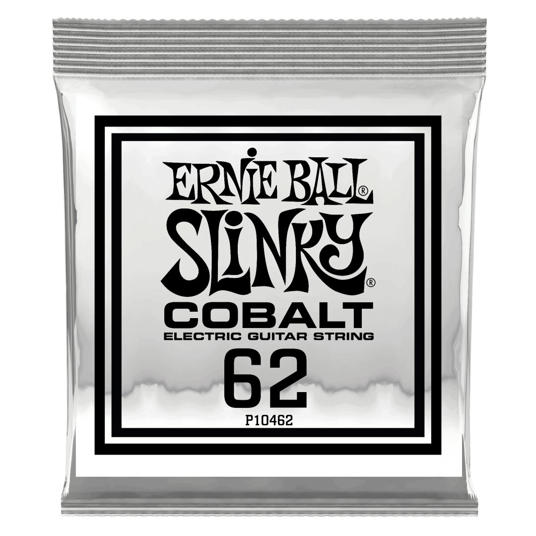 Ernie Ball .062 Cobalt Wound Electric Guitar Strings 3 Pack