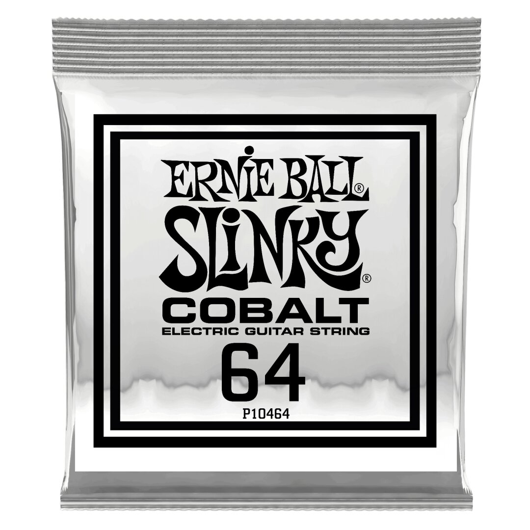 Ernie Ball .064 Cobalt Wound Electric Guitar Strings 3 Pack