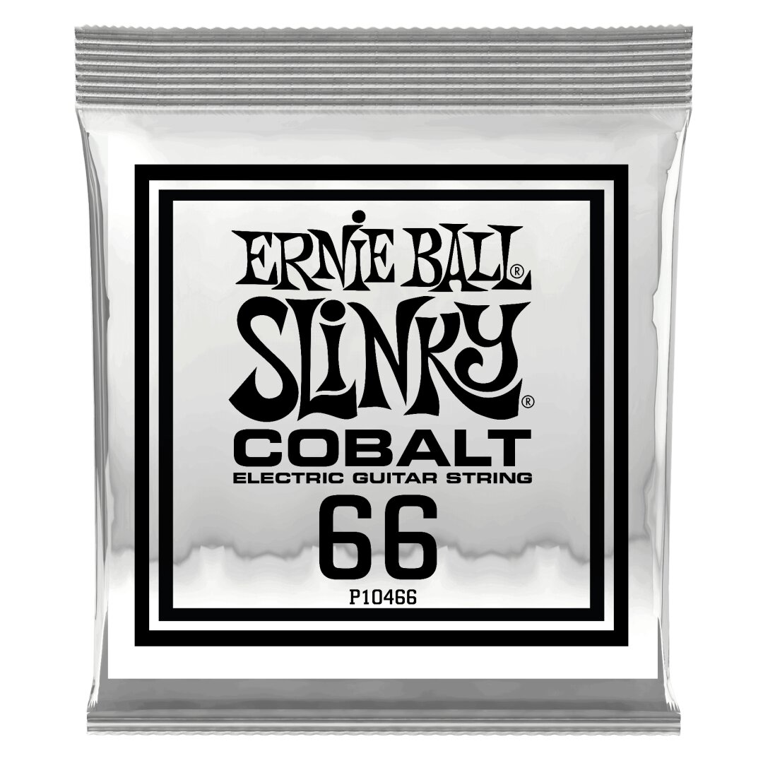 Ernie Ball .066 Cobalt Wound Electric Guitar Strings 3 Pack