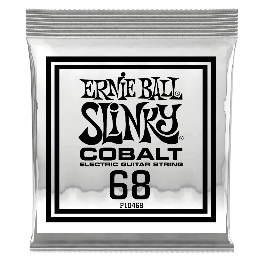 Ernie Ball .068 Cobalt Wound Electric Guitar Strings 3 Pack