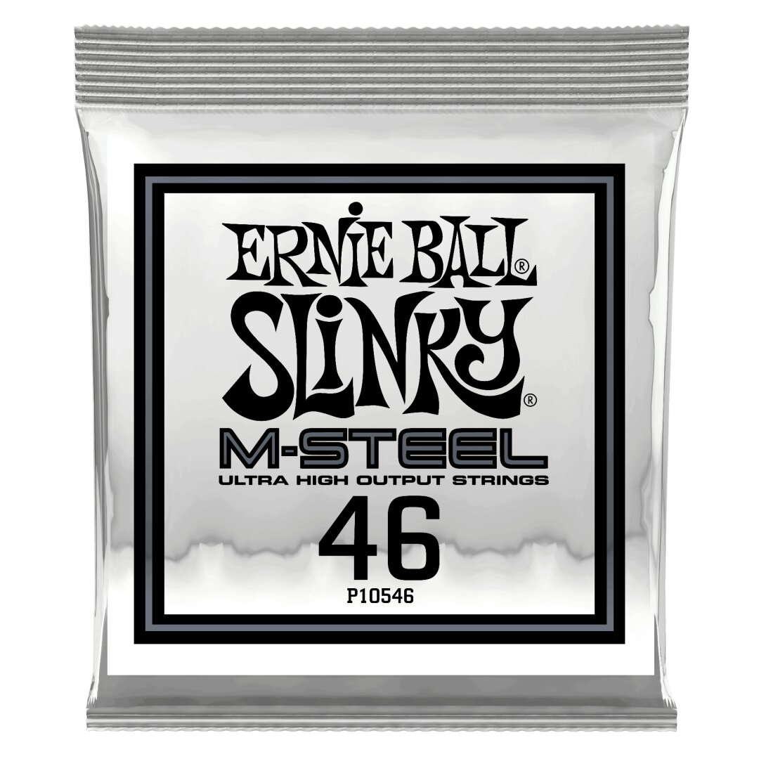 Ernie Ball .046 M-Steel Wound Electric Guitar Strings 6 Pack