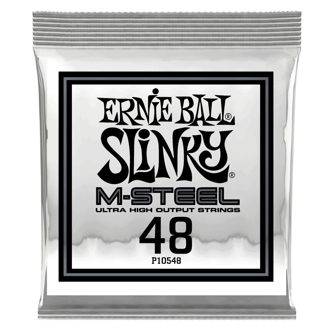 Ernie Ball .048 M-Steel Wound Electric Guitar Strings 6 Pack