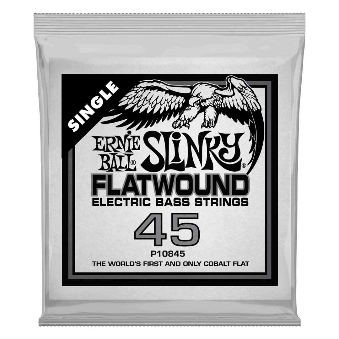 Ernie Ball .045 Slinky Flatwound Electric Bass String Single