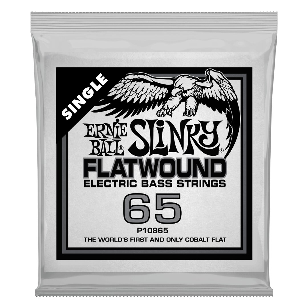 Ernie Ball .065 Slinky Flatwound Electric Bass String Single