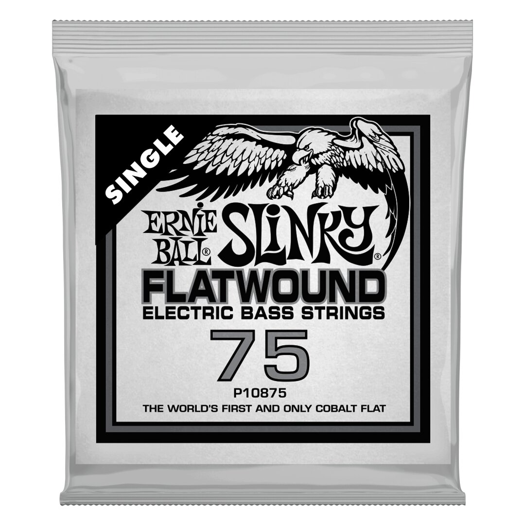 Ernie Ball .075 Slinky Flatwound Electric Bass String Single