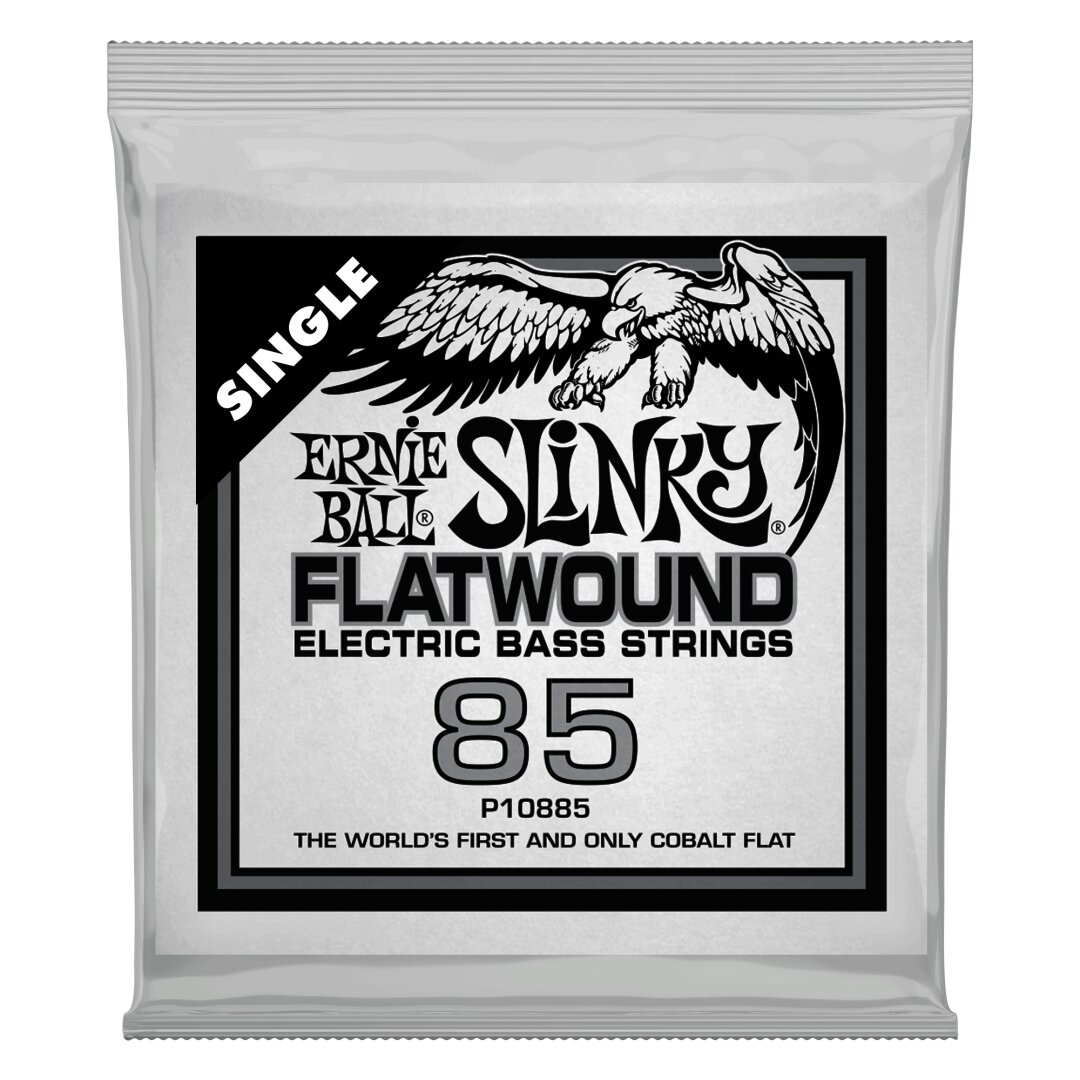 Ernie Ball .085 Slinky Flatwound Electric Bass String Single