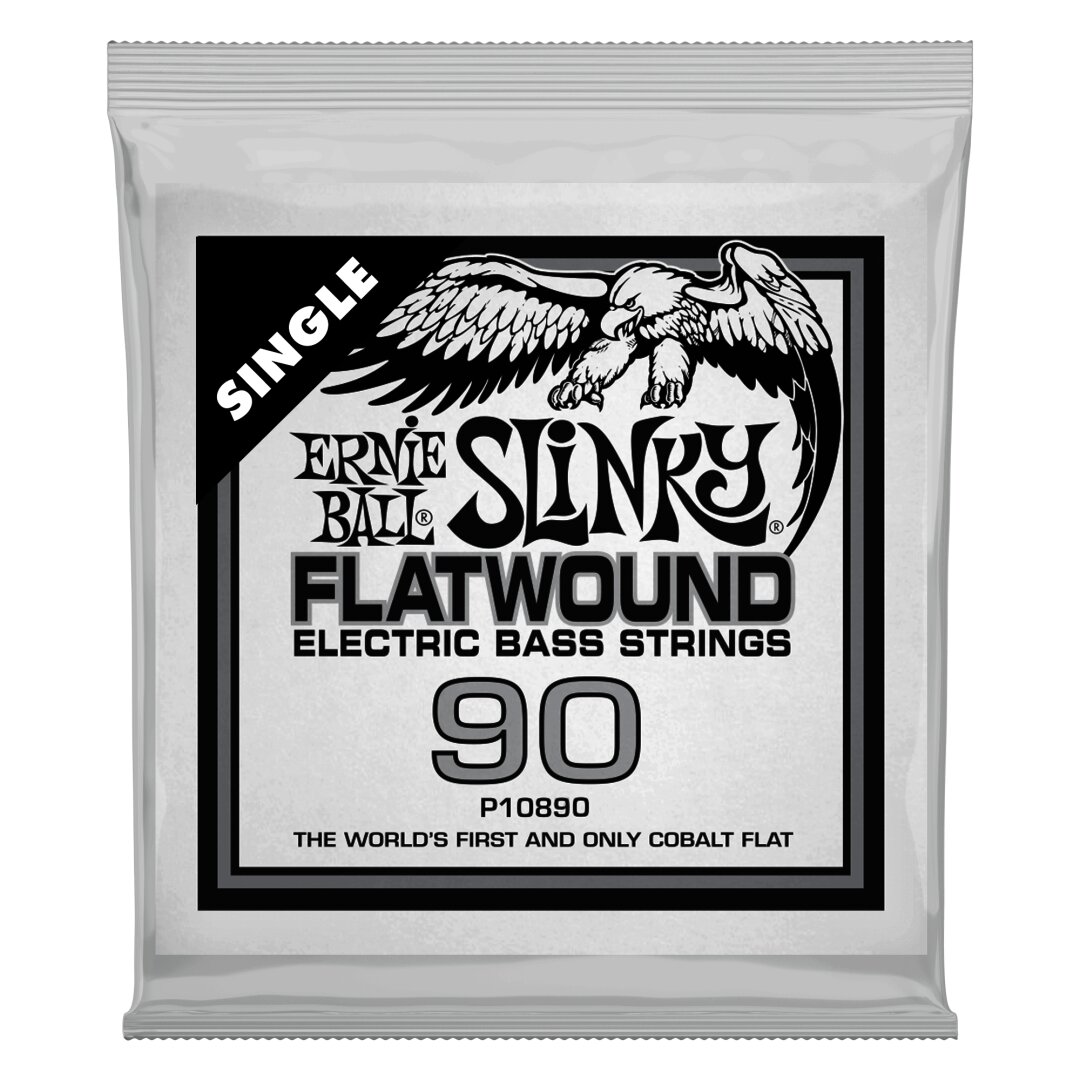 Ernie Ball .090 Slinky Flatwound Electric Bass String Single