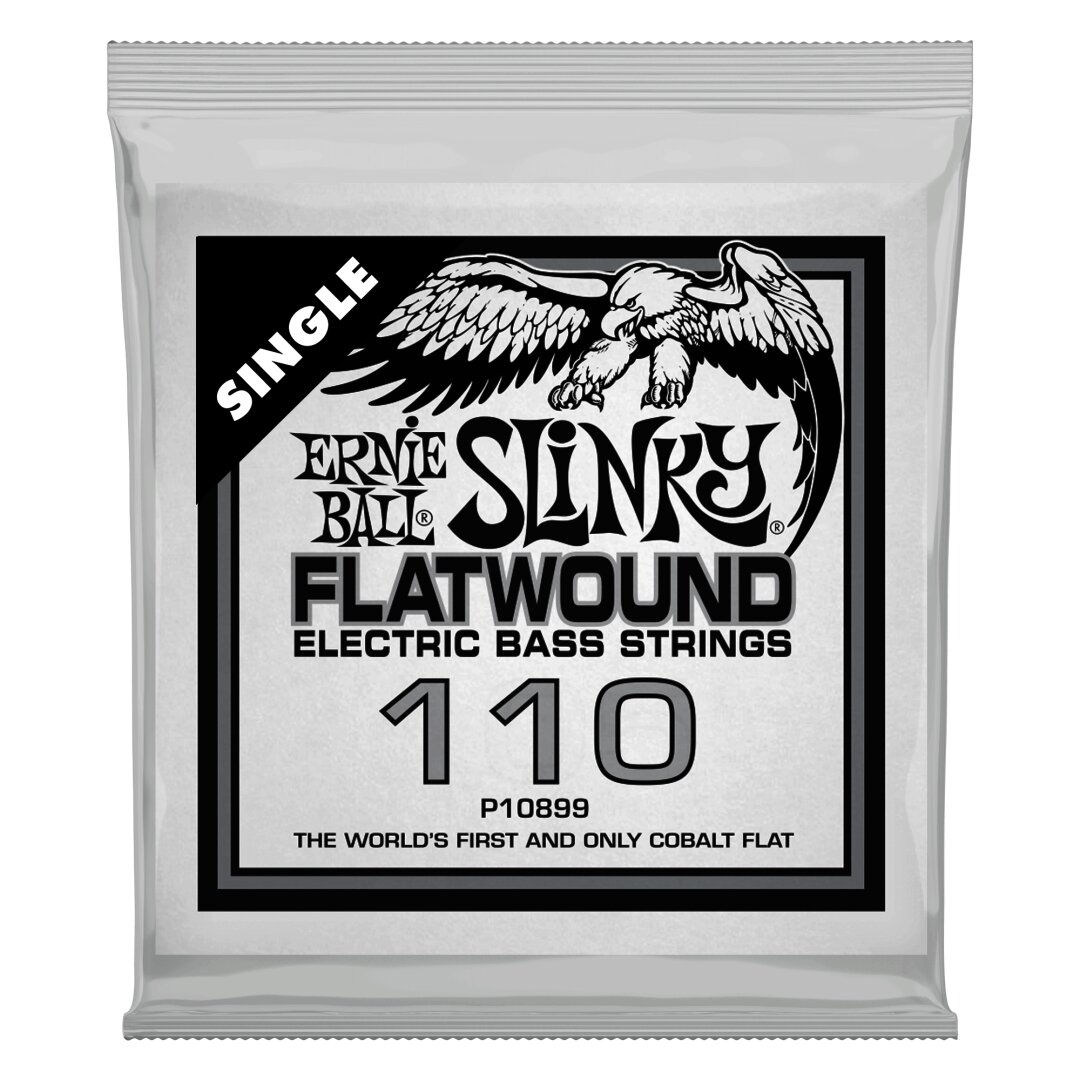 Ernie Ball .110 Slinky Flatwound Electric Bass String Single